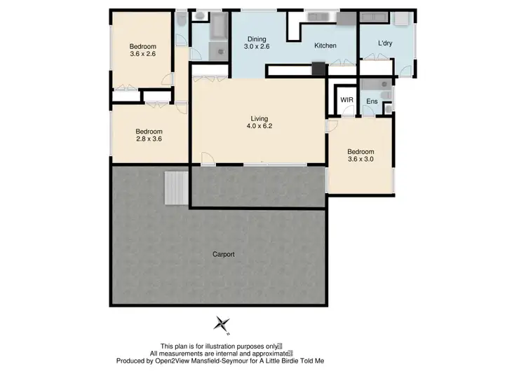 Floorplan of Homely house listing, 74 REDBANK ROAD, Seymour VIC 3660