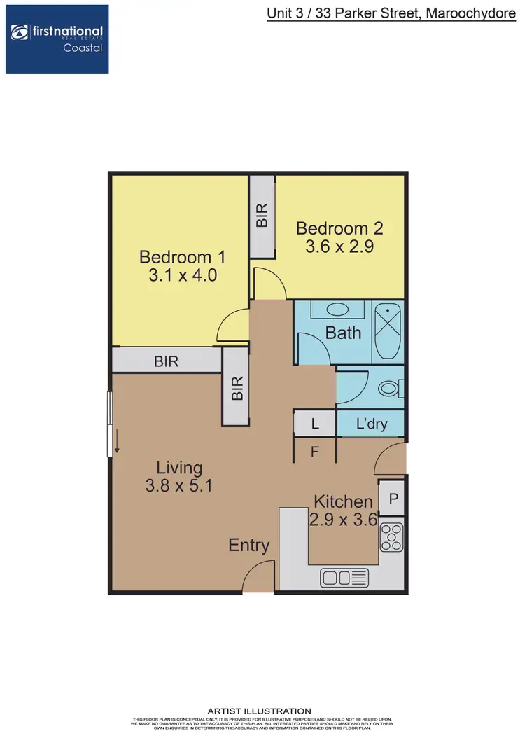 Floorplan of Homely unit listing, 3/29-33 Parker Street, Maroochydore QLD 4558