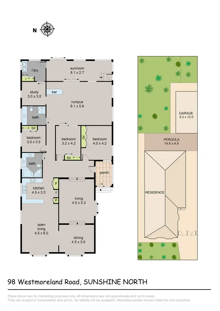 Floorplan of Homely house listing, 98 Westmoreland Road, Sunshine North VIC 3020