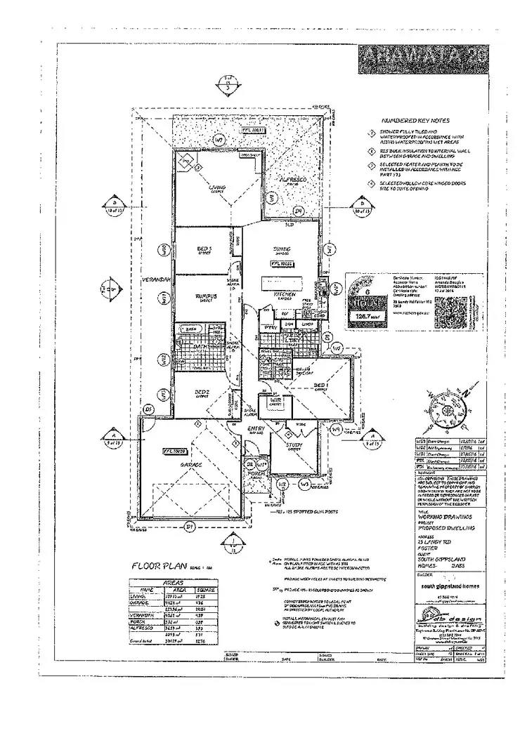 Floorplan of Homely house listing, 23 Landy Road, Foster VIC 3960