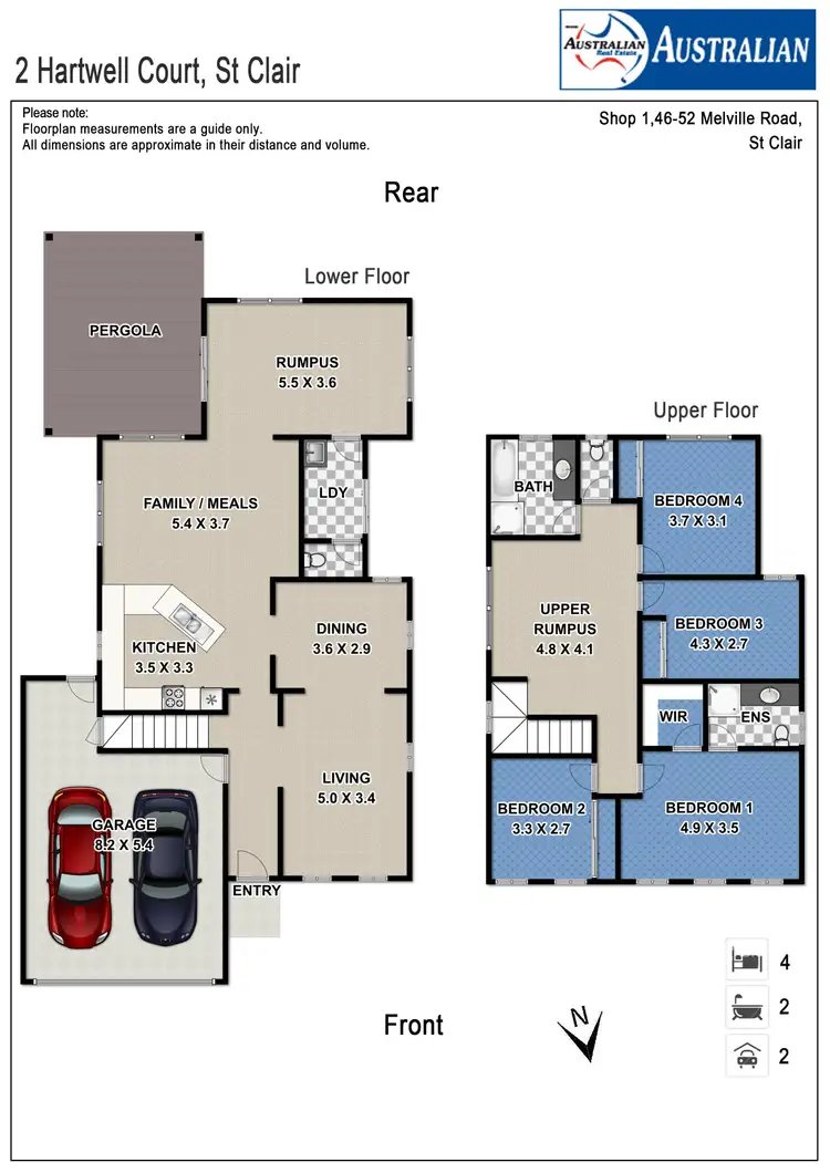 Floorplan of Homely house listing, 2 Hartwell Court, St Clair NSW 2759