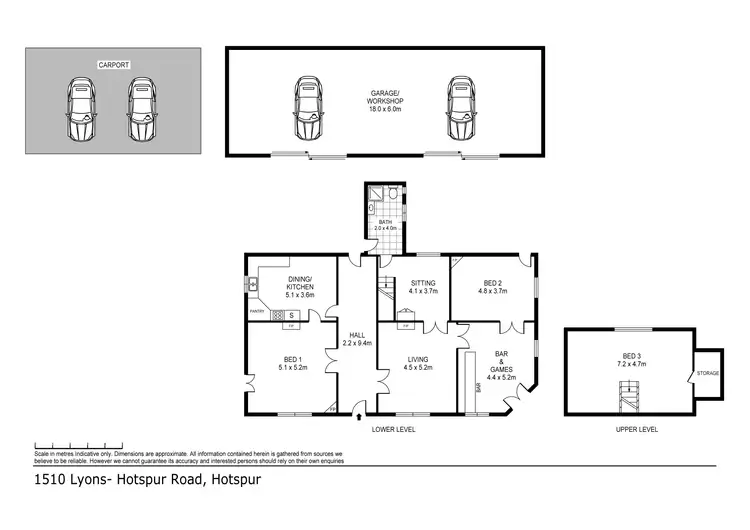 Floorplan of Homely rural property listing, 1510 Lyons-Hotspur Road, Hotspur VIC 3303