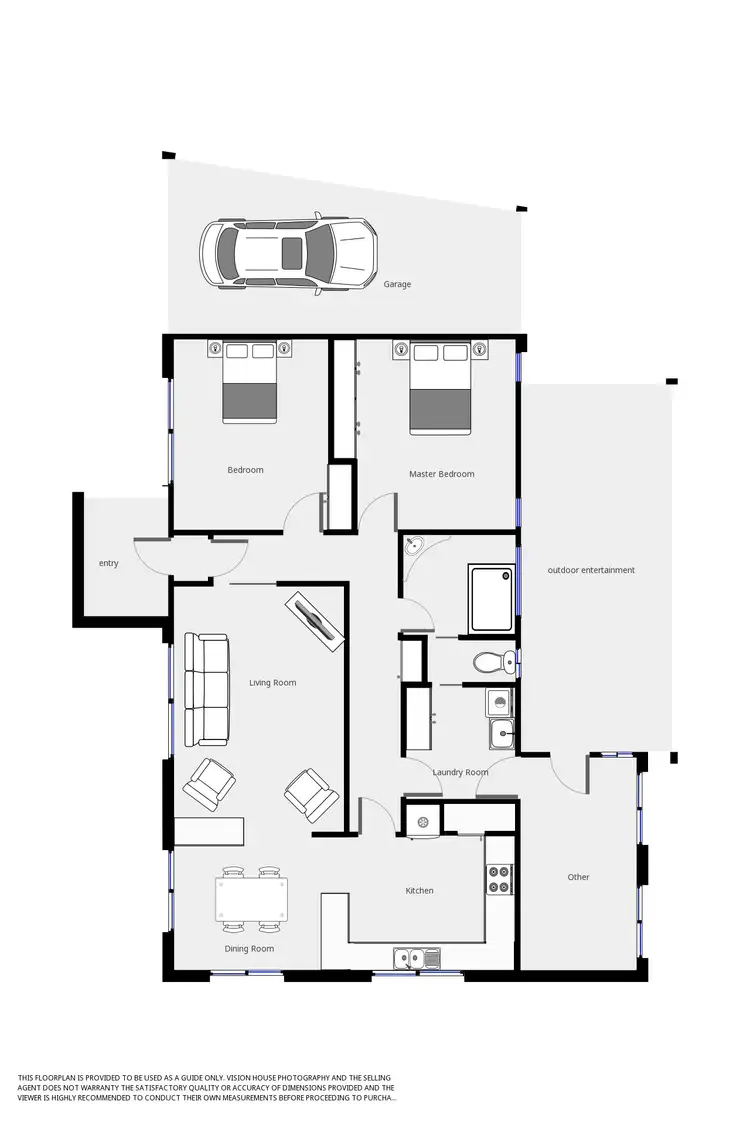 Floorplan of Homely house listing, 63 CHAFFEY STREET, Merbein VIC 3505
