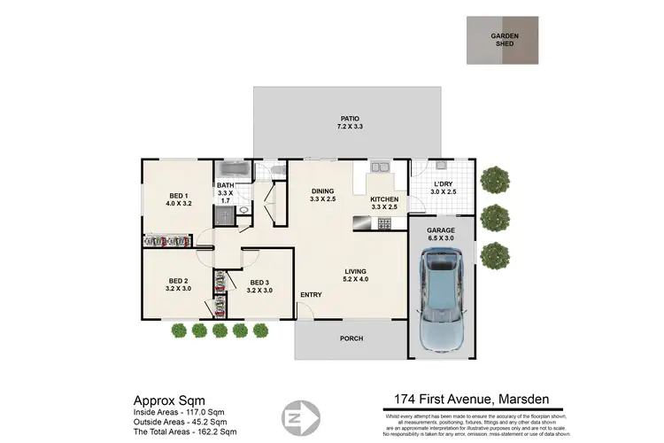 Floorplan of Homely house listing, 174 First Avenue, Marsden QLD 4132