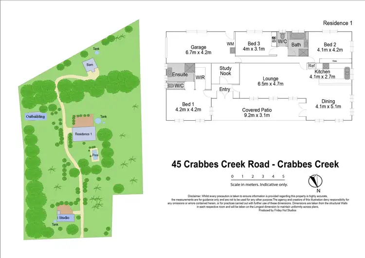 Floorplan of Homely house listing, 45 Crabbes Creek Rd, Crabbes Creek NSW 2483