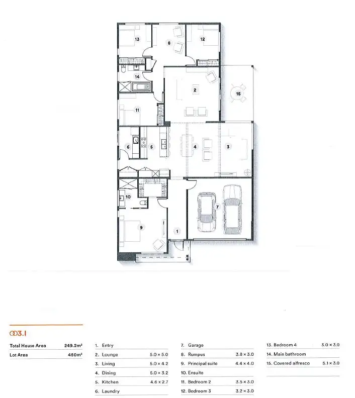 Floorplan of Homely house listing, 3 Merrill Lane, Gledswood Hills NSW 2557