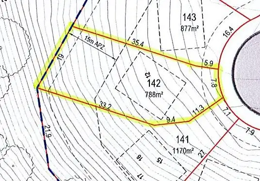 Floorplan of Homely land listing, LOT 142 Lorikeet Lane, Mullumbimby NSW 2482