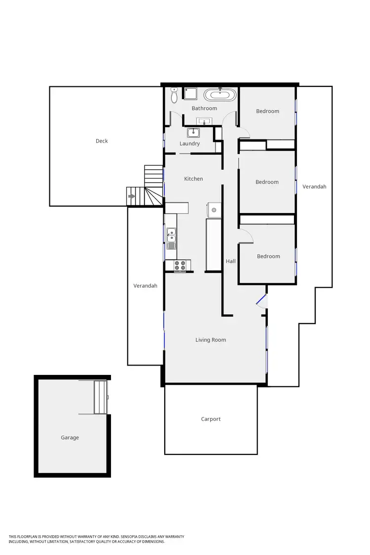 Floorplan of Homely house listing, 13 Sharpley Avenue, Stawell VIC 3380