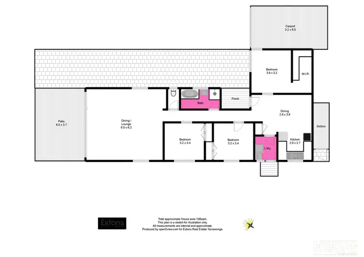 Floorplan of Homely house listing, 43 COROWA ROAD, Mulwala NSW 2647