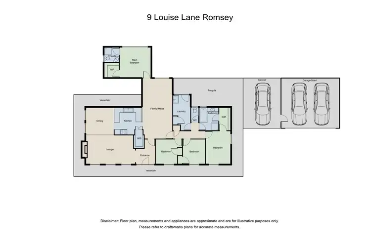 Floorplan of Homely house listing, 9 Louise Lane, Lancefield VIC 3435