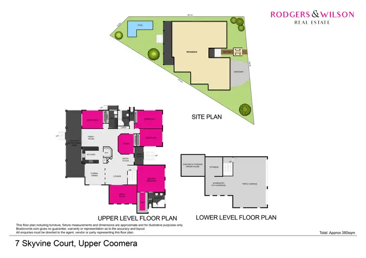 Floorplan of Homely house listing, 7 Skyvine Court, Upper Coomera QLD 4209