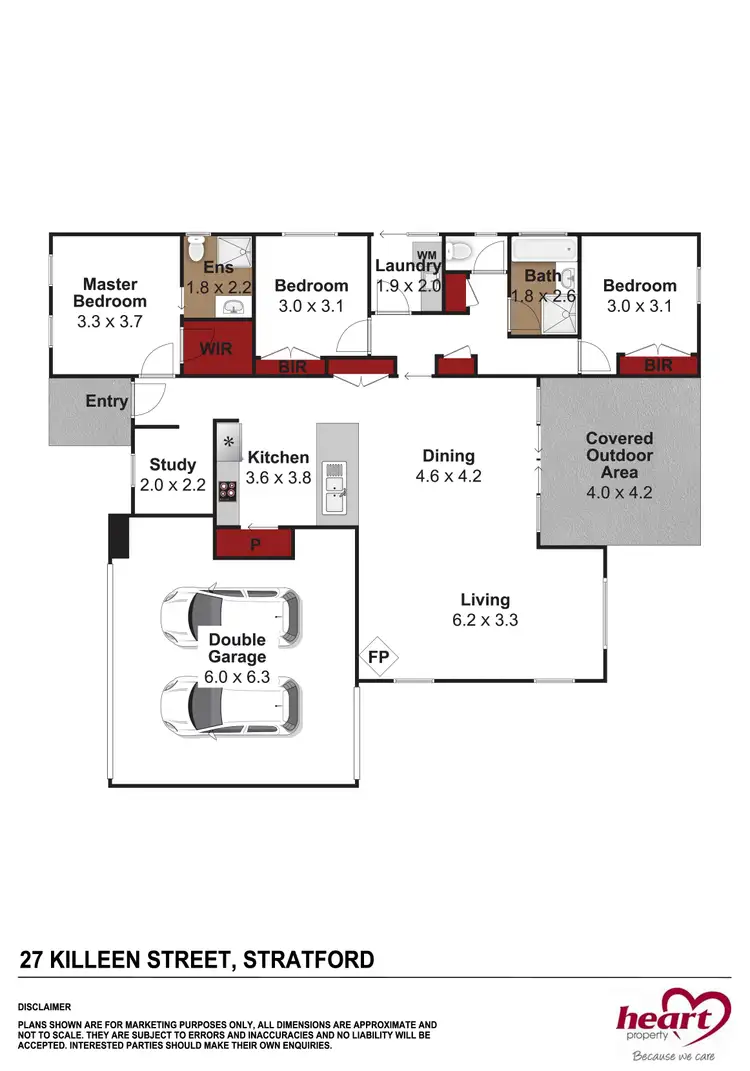 Floorplan of Homely house listing, 27 Killeen Street, Stratford VIC 3862
