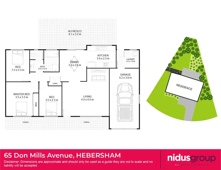 Floorplan of Homely house listing, 65 Don Mills Avenue, Hebersham NSW 2770