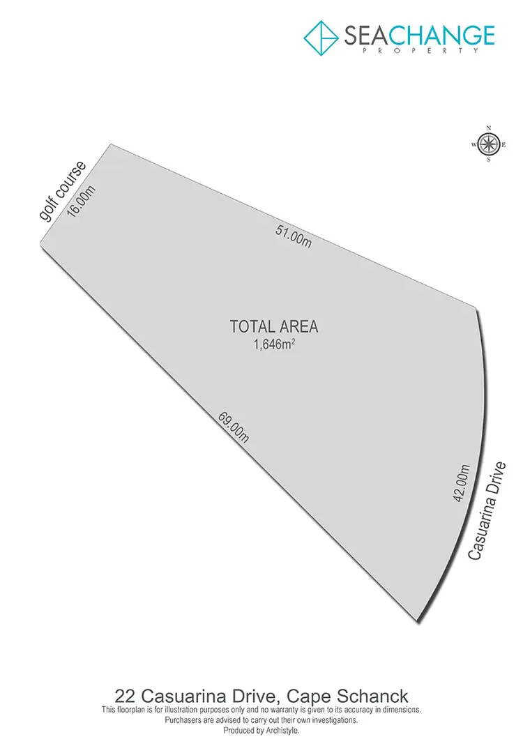 Floorplan of Homely land listing, 22 Casuarina Drive, Cape Schanck VIC 3939