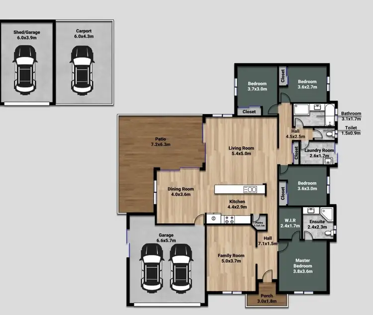 Floorplan of Homely house listing, 1 Cosgrove Court, Gleneagle QLD 4285