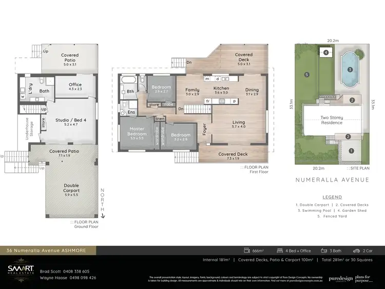 Floorplan of Homely house listing, 36 Numeralla Avenue, Ashmore QLD 4214