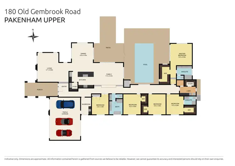 Floorplan of Homely house listing, 180 Old Gembrook Road, Pakenham Upper VIC 3810
