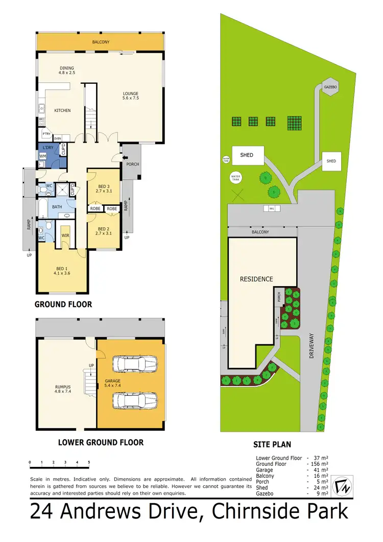 Floorplan of Homely house listing, 24 St Andrews Drive, Chirnside Park VIC 3116