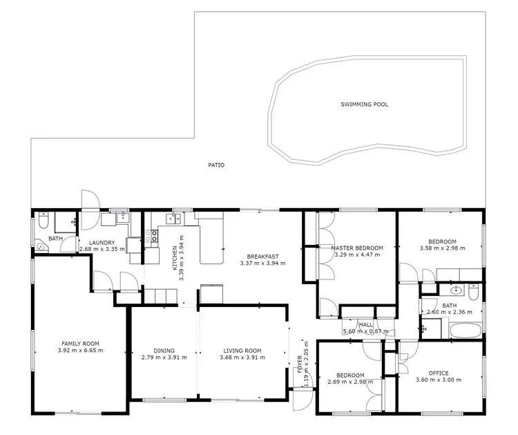 Floorplan of Homely rural property listing, 107 Velvet Street, Pine Mountain QLD 4306