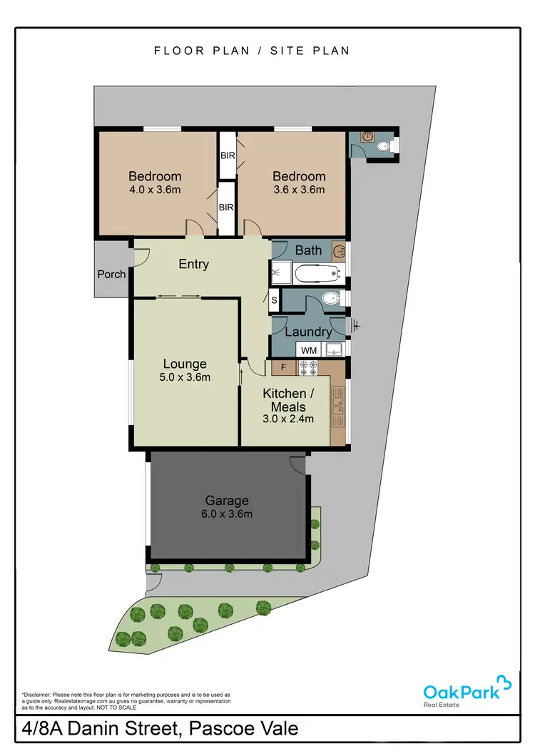 Floorplan of Homely unit listing, 4/8A Danin Street, Pascoe Vale VIC 3044