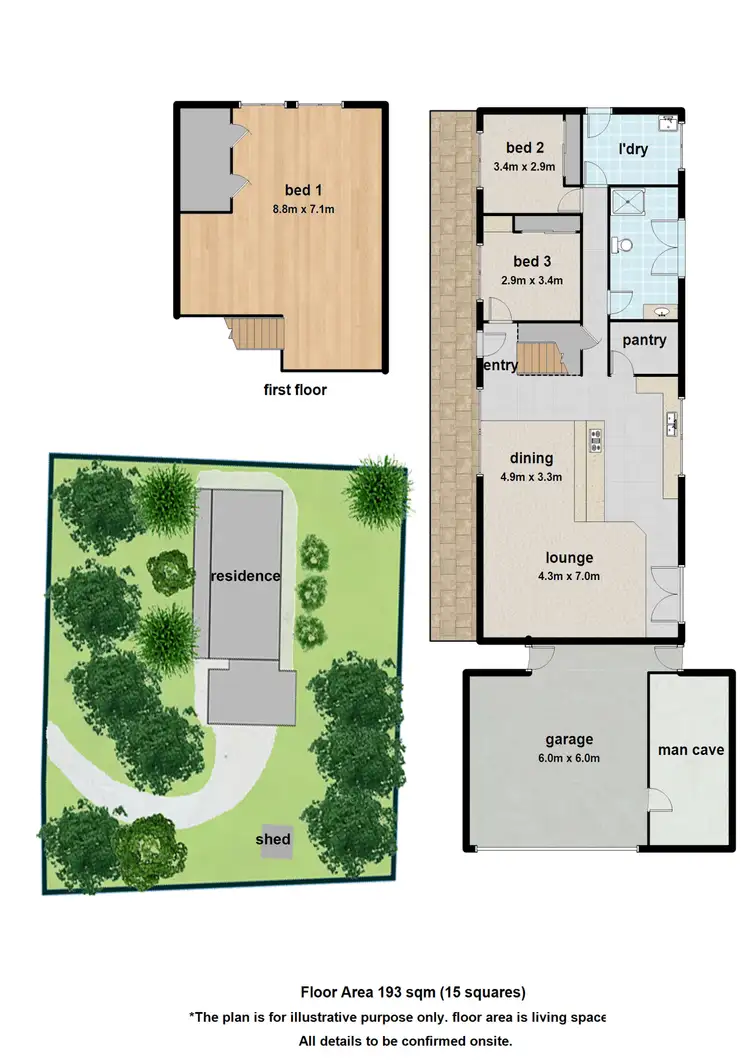 Floorplan of Homely house listing, 36 Fernglade Drive, Emerald VIC 3782