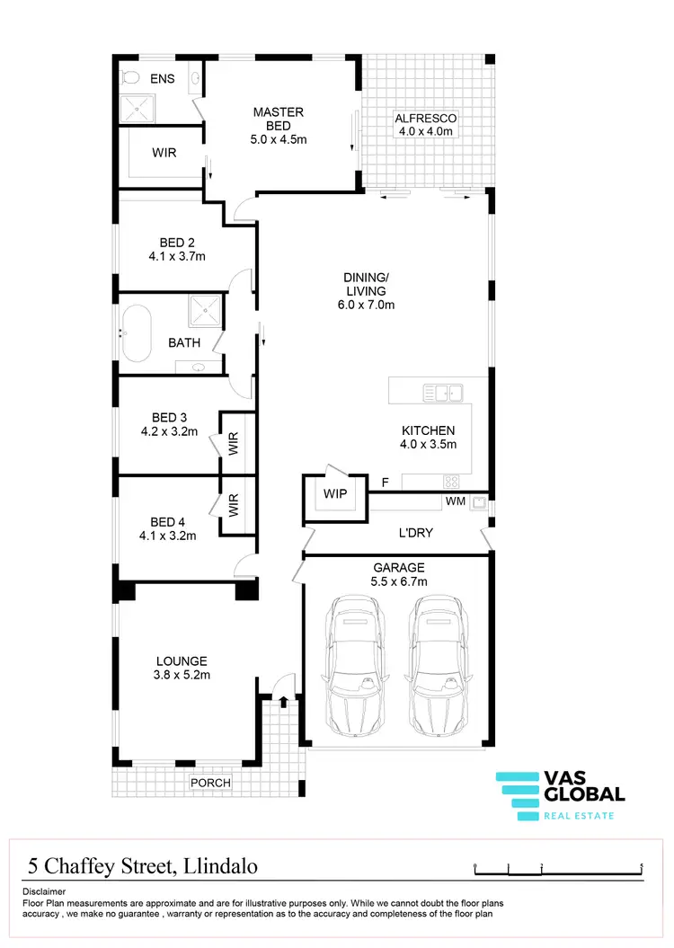 Floorplan of Homely house listing, 5 Chaffey Street, Jordan Springs NSW 2747