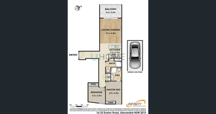 Floorplan of Homely apartment listing, 16/33 Euston Road, Alexandria NSW 2015