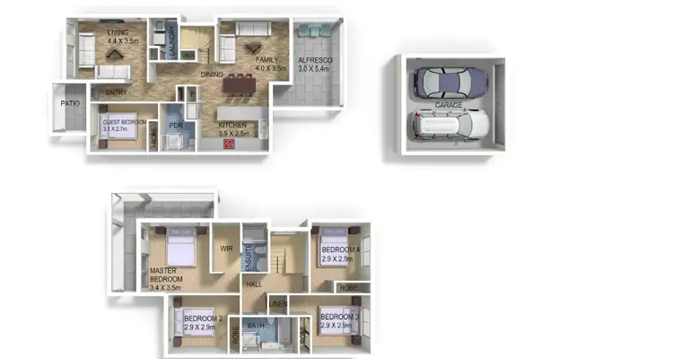 Floorplan of Homely house listing, 1 Poll lane, Box Hill NSW 2765