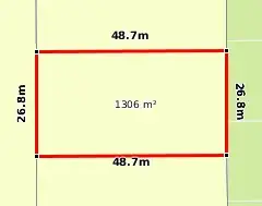 Floorplan of Homely land listing, 25 MCPHERSON STREET, Horsham VIC 3400