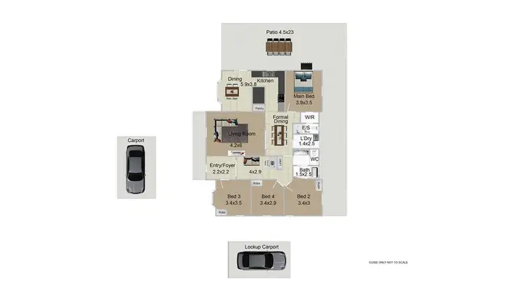 Floorplan of Homely house listing, 4 PAUL TULLY AVENUE, Collingwood Park QLD 4301