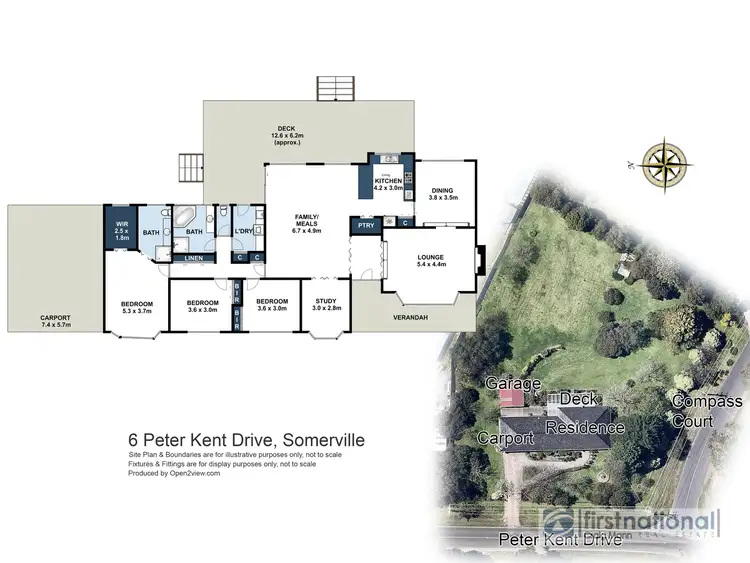Floorplan of Homely house listing, 6 Peter Kent Drive, Somerville VIC 3912