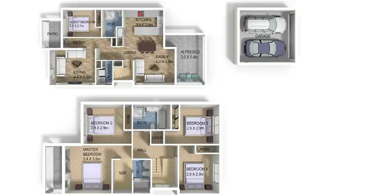 Floorplan of Homely house listing, Address available on request