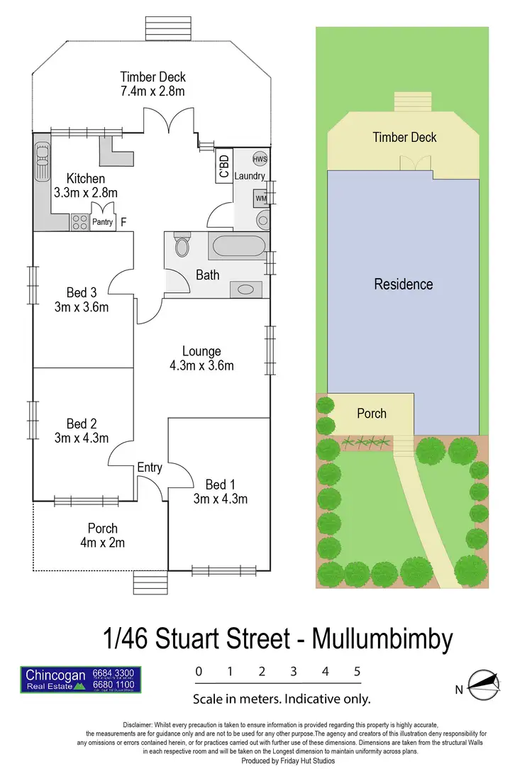 Floorplan of Homely house listing, 1/46 Stuart Street, Mullumbimby NSW 2482