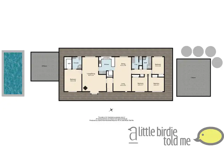 Floorplan of Homely rural property listing, 5 BREENS ROAD, Tallarook VIC 3659