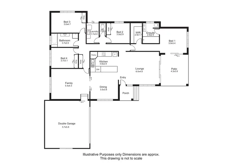 Floorplan of Homely house listing, 17 Parrot Close, Kanimbla QLD 4870