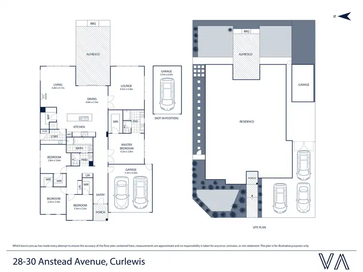 Floorplan of Homely house listing, 28-30 Anstead Avenue, Curlewis VIC 3222