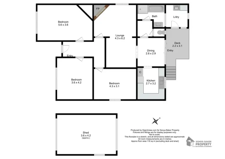 Floorplan of Homely house listing, 113 Inglis Street, Wynyard TAS 7325