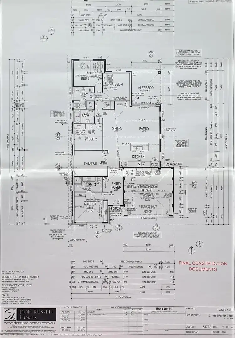 Floorplan of Homely house listing, 11 Explorer Street, Yanchep WA 6035