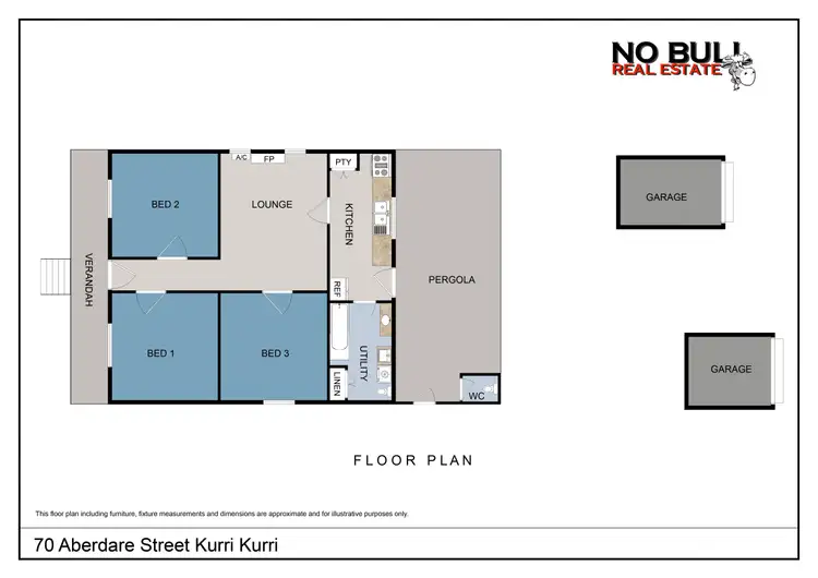Floorplan of Homely house listing, 70 Aberdare Street, Kurri Kurri NSW 2327