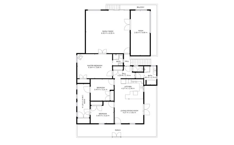 Floorplan of Homely house listing, 14 WILLIAMS STREET, Woodend QLD 4305