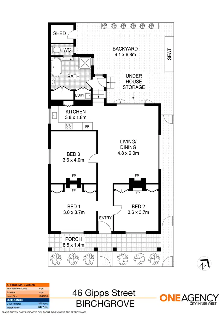 Floorplan of Homely house listing, 46 Gipps Street, Birchgrove NSW 2041