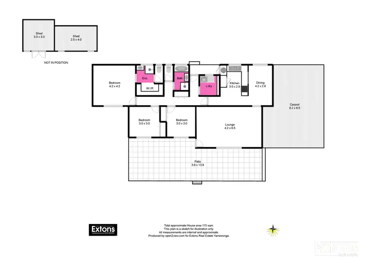Floorplan of Homely house listing, 18 WANANI ROAD, Mulwala NSW 2647