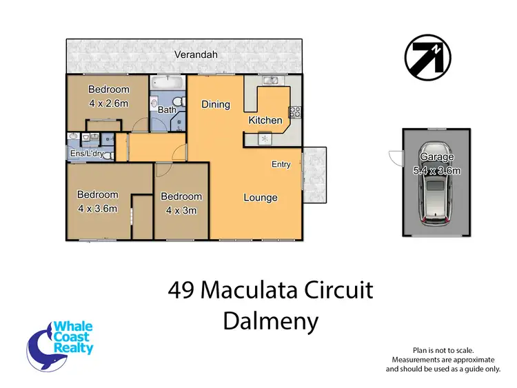 Floorplan of Homely house listing, 49 Maculata Circuit, Dalmeny NSW 2546