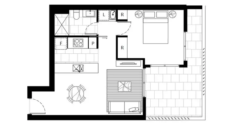 Floorplan of Homely apartment listing, 38/217 Northbourne Avenue, Turner ACT 2612