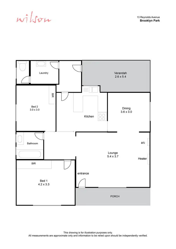 Floorplan of Homely house listing, 13 Reynolds Avenue, Brooklyn Park SA 5032