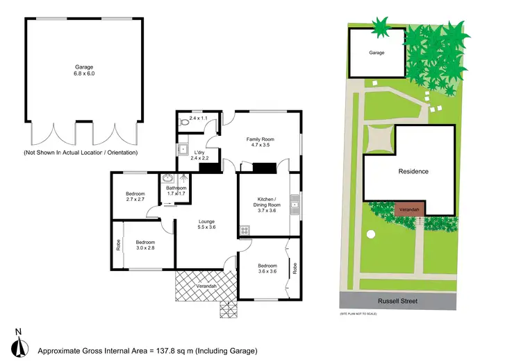 Floorplan of Homely house listing, 45 Russell Street, Telarah NSW 2320