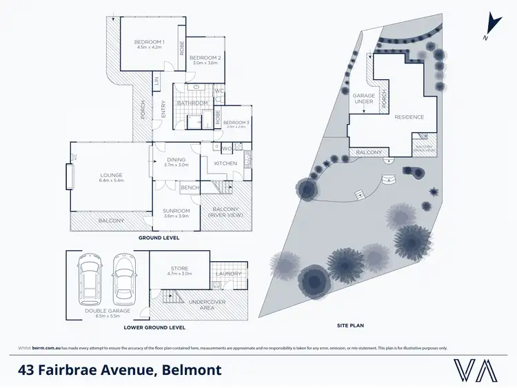 Floorplan of Homely house listing, 43 Fairbrae Avenue, Belmont VIC 3216
