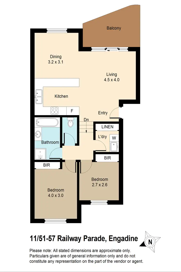 Floorplan of Homely unit listing, 11/51-57 Railway Parade, Engadine NSW 2233