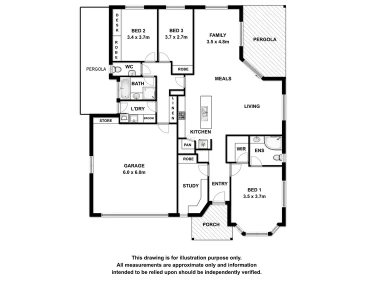 Floorplan of Homely house listing, 33 Annette Street, Mount Gambier SA 5290
