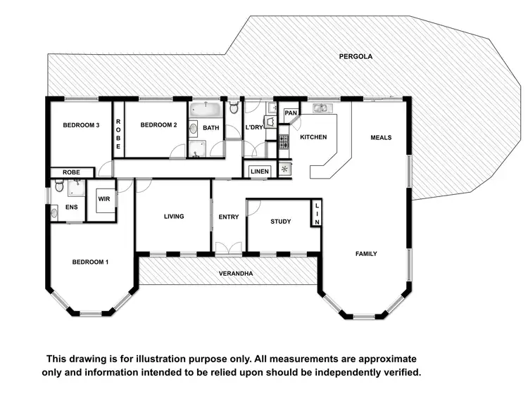 Floorplan of Homely house listing, 18 Eldridge Drive, Worrolong SA 5291